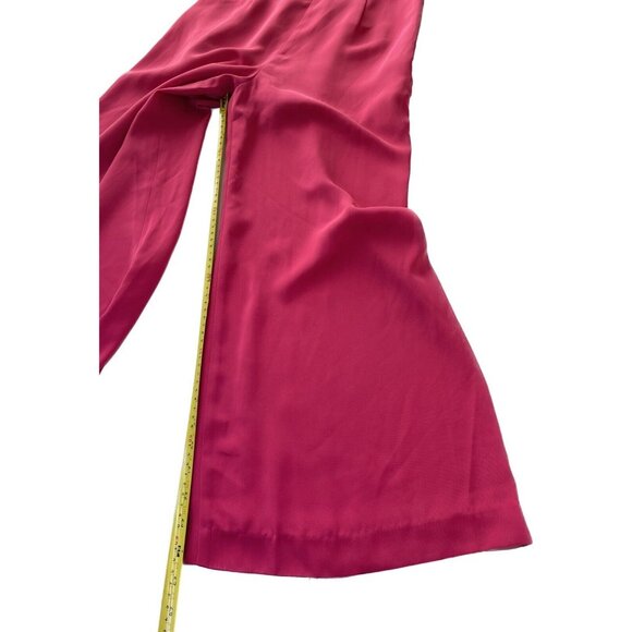 Keepsake No Love Jumpsuit In Raspberry Draped Ruffle Overlay Small - Picture 5 of 8